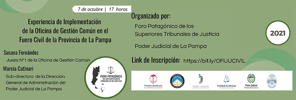 Imagen de Experiencia de implementación de la Oficina de Gestión Común en el fuero civil de la provincia de La Pampa