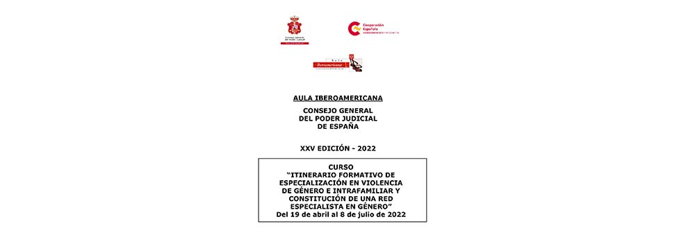 Imagen de Aula Iberoamericana: Itinerario formativo de especialización en violencia de género e intrafamiliar y constitución de una red especialista en género.