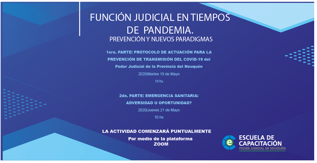 Imagen de Función Judicial en tiempos de pandemia. Prevención y nuevos paradigmas